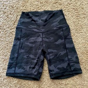 Camo Biker Shorts